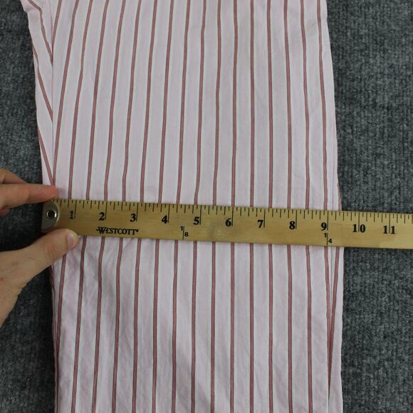 Parke Pants Women Extra Small Boxer Wide Leg Stripe Pink Pajama Minimalist Comfy - Picture 9 of 14